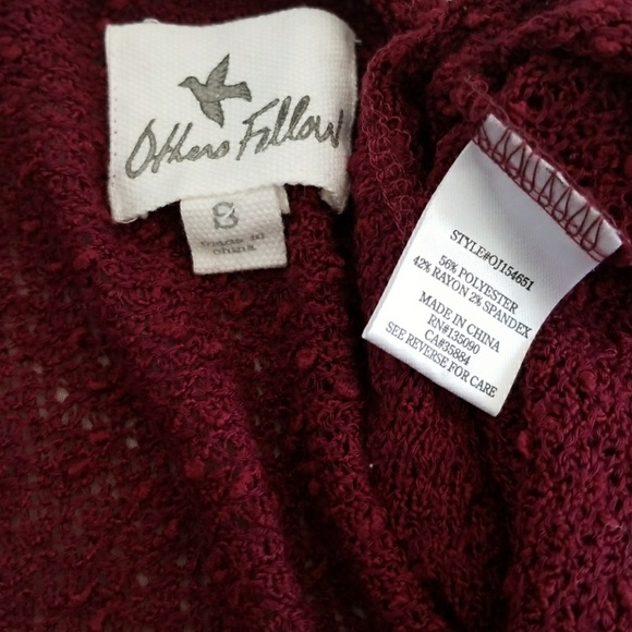 Others Follow Lightweight Sweater Duster - Picture 6 of 6